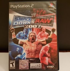Playstation 2 game Smack Down vs Raw 2007